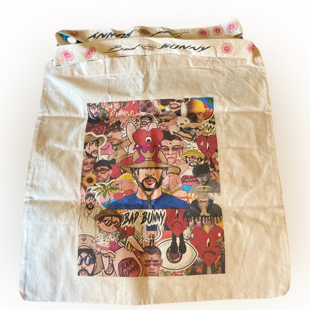 Bad Bunny Cavas Tote bag